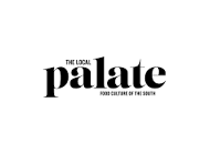 Logo for The Local Palate, a food magazine.